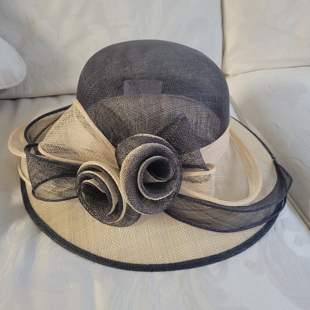 Vintage Designer Toucan Hat. Finely Woven. Kentucky Derby Hat